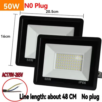 Produktbild von LED-Arbeitsleuchte - 2 x 50 W, Nur Lampen - IP66 Wasserdicht - 220 V - Aluminium - Nicht Dimmbar