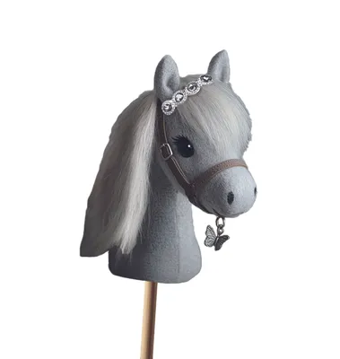 Produktbild von LENA Steckenpferd Hobby Horsing, grau, 70cm