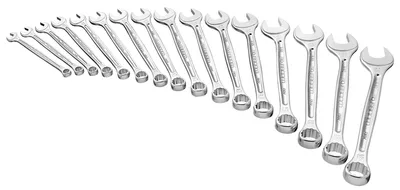 Image de Jeu de 16 clés mixtes métriques diamètres 8 à 24mm - FACOM - 440.JE16