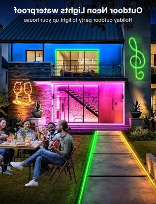 Obrázek produktu pro LED pás 5 metrů, vodotěsný, ovládání přes Bluetooth, synchronizace RGB s hudbou, s možností stmívání, ohebný