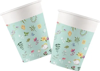 Produktbild von Disney Princess - Party-Becher "True", Kunststoff 8er-Pack SG26838 (Einheitsgröße) (Weiß/Petrol/Gelb)