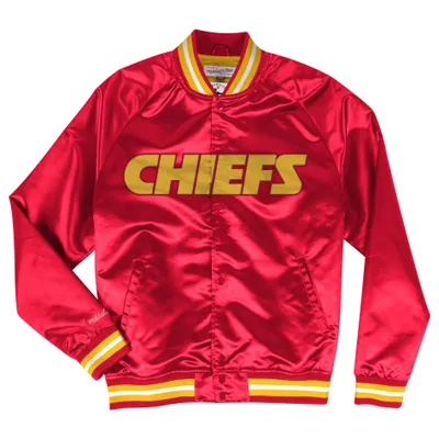 Produktbild von Kansas City Chiefs NFL Mitchell & Ness Lightweight Satin Jacke Rot-S