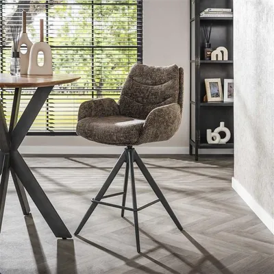 Produktbild von Hoyz Collection – Barstuhl Lounge – Rich Taupe – 2er-Set
