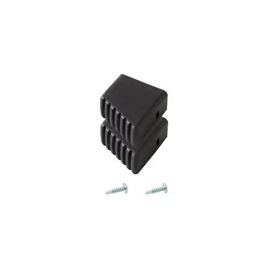 Produktbild von MONTO Fuß schwarz 40x20 mm (Paar)