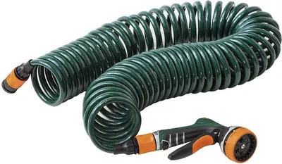 Image de SIENA GARDEN Set de tuyau spiralé 10m avec multi-brasseur Comfort