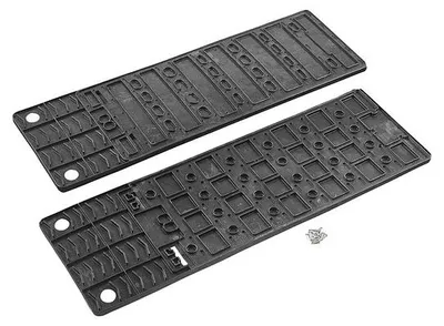 Produktbild von froli Auffahrmatte Multi XL Keil 25 x 7 x 1,5 cm 2 Stück Schwarz 74002