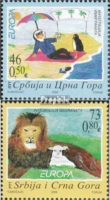 Produktbild von Briefmarken Jugoslawien 2006 Mi 3329-3330 (kompl.Ausg.) postfrisch Europa - Integration