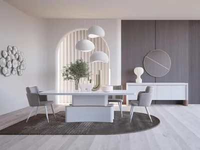 Produktbild von Luxus Esszimmer Set Esstisch Design Sideboard Modern Möbel Essgruppe