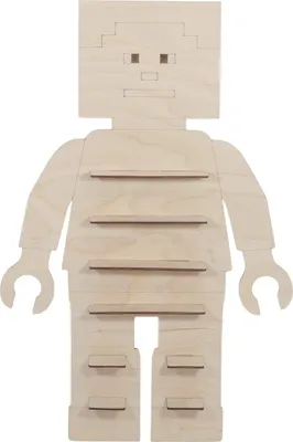 Zdjęcie produktu dla PÓŁKA regał ekspozytor LUDZIK klocki MINECRAFT