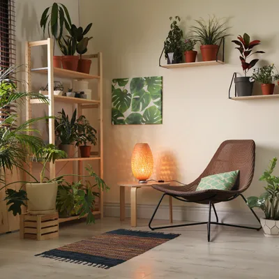 Produktbild von Relaxdays Flickenteppich, 60 x 110 cm, Baumwolle & Leder, Teppichläufer mit Fransen, rutschfest, Fleckerlteppich, braun