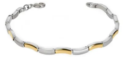 Produktbild von Boccia Damen Armband 0370-02 Titan bicolor goldplattiert
