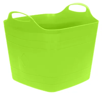 Produktbild von Flexibler Eimer - grun - 25 Liter - Kunststoff - 35 x 38 cm