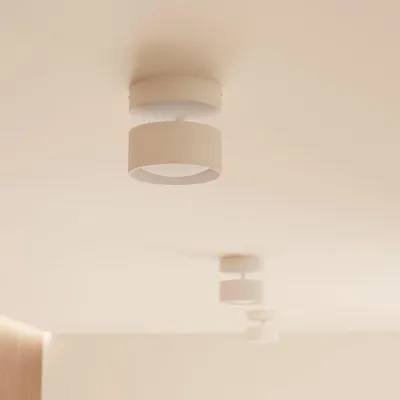 Produktbild von LUMIÈRE Design Deckenleuchte 'Sava' zylindrisch LED warmweiß Weiß