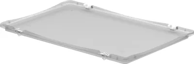 Produktbild von Merkloos Scharnierdeckel nach Euro-Norm 600 x 400 mm transparent