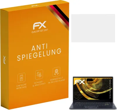 Produktbild von atFoliX 4061186252665, Laptop Bildschirmschutz, Transparent, Asus, VivoBook Flip 14TM420IA, Anti-Glare Bildschirmschutz, Kratzresistent