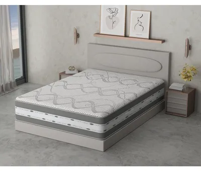 Zdjęcie produktu dla Materac - Poduszka do spania - Materac do łóżka - Mata do spania - Komfort snu - 90x190 cm - Wysokość 25 cm