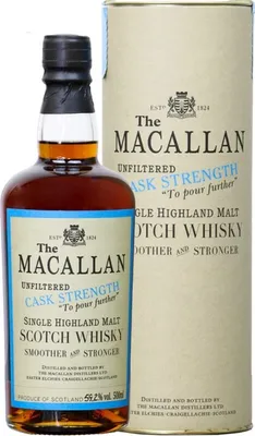 Produktbild von The Macallan Unfiltered Cask Strength 50cl Whisky Schottland  50.00 cl 59.2 %