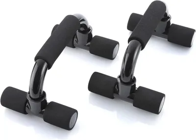 Immagine prodotto di Maniglie per flessioni - Supporti per flessioni - Allenamento più intenso - Design ergonomico - Set da 2 - Nero