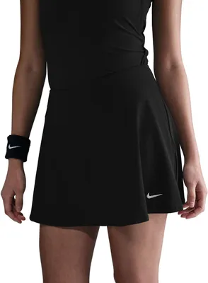 Produktbild von Nike W Nkdf Vcty Skrt Mrregflcy Black/White Black/White Xs
