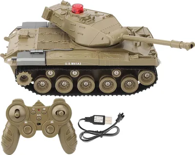 Zdjęcie produktu dla Czołg RC 1/30 Zdalnie sterowany Czołg Zabawka Dzieci Pojazd Model Zabawka Prezent