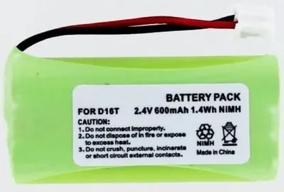 Produktbild von Akku für Uniden 8301 NiMH 2,4 Volt 600 mAh grün