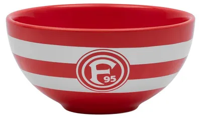 Produktbild von Fortuna Düsseldorf Müslischale "Blockstreifen"