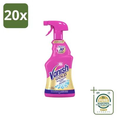 Produktbild von 20 x Vanish Oxi Action Gold Fleckenentferner-Spray für Teppiche 500 ml - Vorratspackung - 20 Stücke