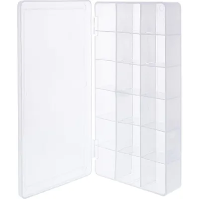 Produktbild von INLINE Kleinteilebox 18 Faecher Abmessungen: 213x114x35mm transparent