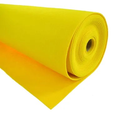 1m Bastelfilz waschbar Meterware Filz 90cm x 1,5mm zitronengelb