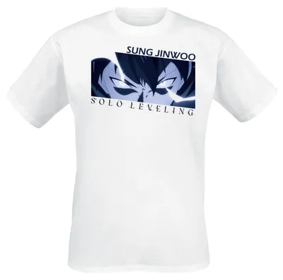Produktbild von Solo Leveling T-Shirt Herren Sung Jinwoo weiß M
