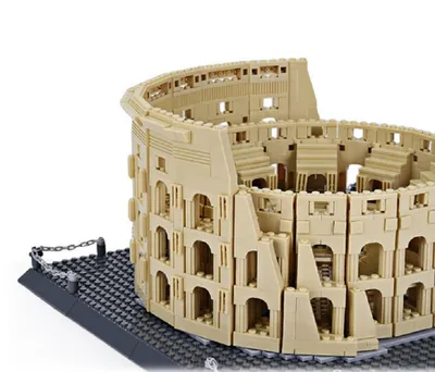 Produktbild von COIL Modellbausätze, Architekturmodell, Konstruktionsspielsteine, Spielbausteine, Kompatible Blöcke, Kolosseum in Rom, 1756 St.