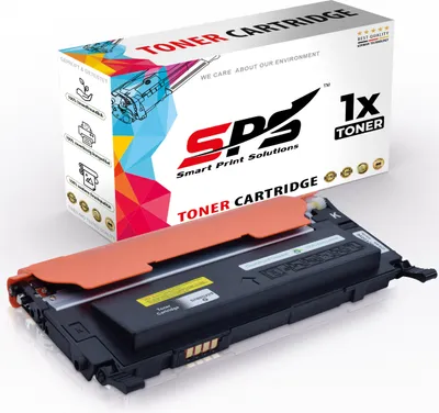 A toner cartridge and its packaging are displayed against a white background.