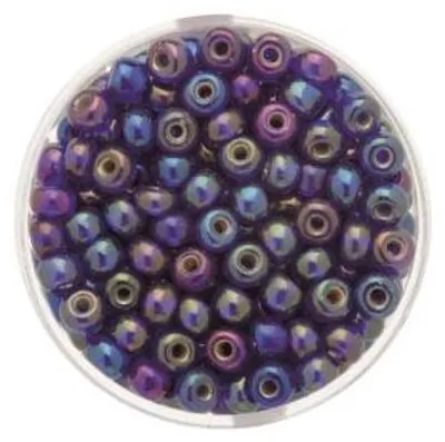 Produktbild von Glorex Rocailles Perlen 4,5 mm 17 g dunkelblau