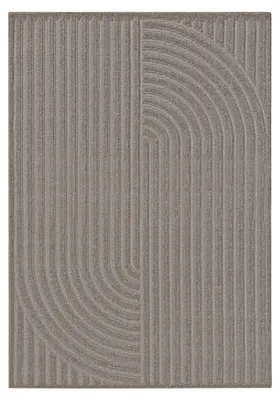 Produktbild von Teppich Leo Hellgrau 300x400 cm Wohnzimmer Rechteckig Muster Kurzflor benuta Flauschig Weich