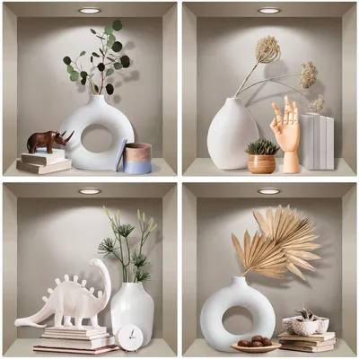 Image de Autocollants décoratifs à effet 3D, 60 x 60 cm