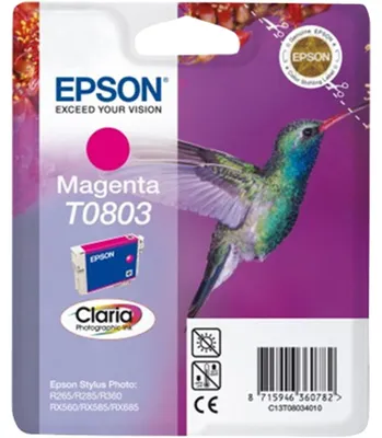 Produktbild von Epson Tintenpatrone magenta T 080                     T 0803