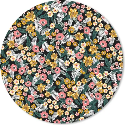 Produktbild von MuchoWow® Mauspad Mousepad Blumen - Regenbogen - Muster 40x40 cm - Mousepads - Maus Mat - Pad - Mausunterlage - Schreibtisch Accessoires
