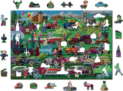 Produktbild von WOODEN CITY Holzpuzzle Veteranen 2in1, 505 Teile ECO