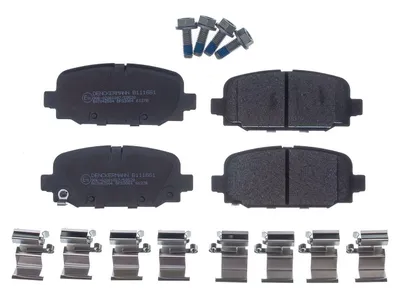 Produktbild von DENCKERMANN Bremsbeläge Satz Hinten Bremsklötze für JEEP Compass (MP, M6) B111661
