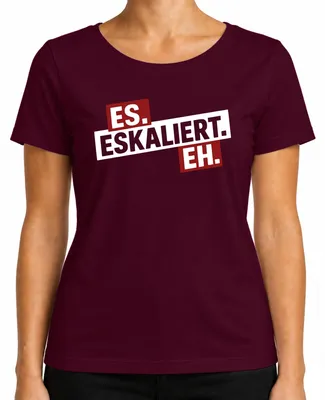 Productafbeelding van T-shirt met de tekst "Spruch Party Karneval JGA Lustig Bier Feierabend", kleur bordeauxrood, maat L