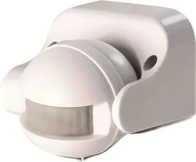 Immagine prodotto di Rilevatore di movimento per esterni, SCS SENTINEL LightSensor, portata 12 m, angolo 180°, bianco