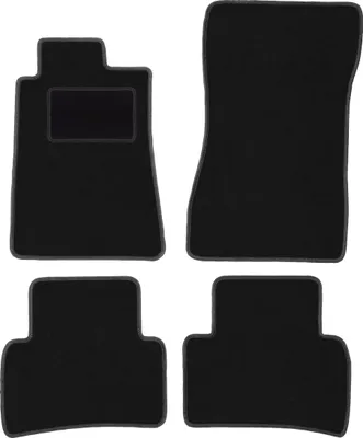Produktbild von Schwarze Veloursmatten für: Mercedes C W202 Kombi, Limousine (1993-2000)