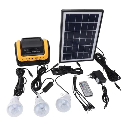 Produktbild von Solarstromgenerator, tragbares Kraftwerk, 5000 mAh, Solarstromgenerator mit Solarpanel für Camping-Notfälle