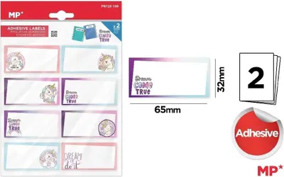 Image de Autocollants pour cahier Licorne