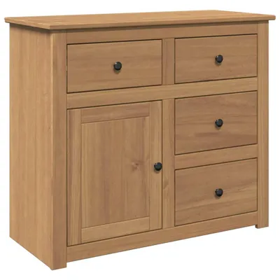 Image de Buffet avec tiroirs PANAMA 93x40x80 cm bois massif de pin