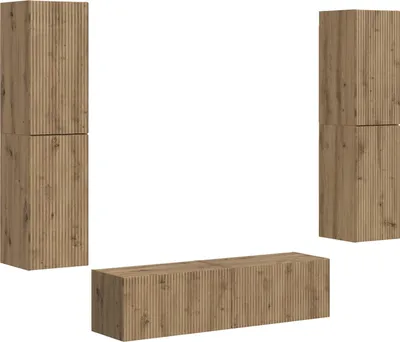 Obrázek produktu pro vidaXL Sada skříněk pod TV 6 ks Artisan dub dřevěný materiál