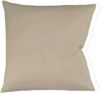 Produktbild von fleuresse Mako Satin Kissenbezug Colours Uni 80x80 cm Taupe