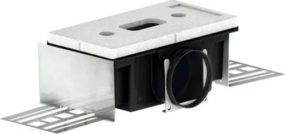 Produktbild von Zehnder Luftdurchlassgehäuse CLD-P 90 seitlich Höhe 115 mm