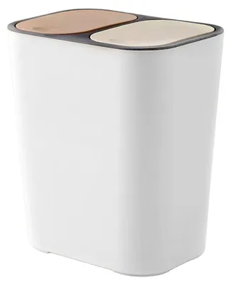 Produktbild von Doppelter Mülleimer mit platzsparendem Design