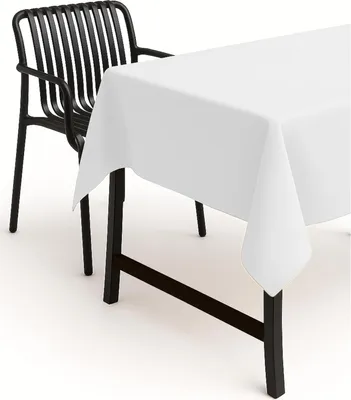 Produktbild von Tischdecke mit Lotuseffekt Leinenoptik wasserabweißend abwaschbar 160 x 260 cm - weiß